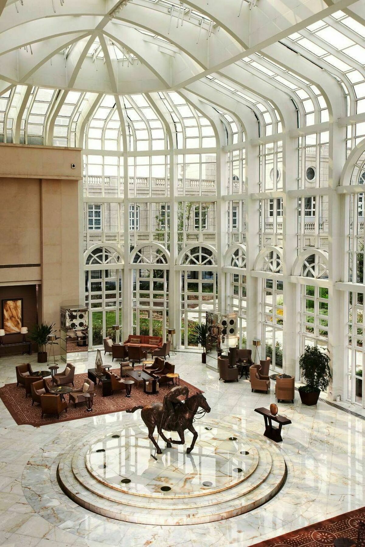 Xiqing Tianjin Goldin Metropolitan Polo Club Hotel מראה פנימי תמונה